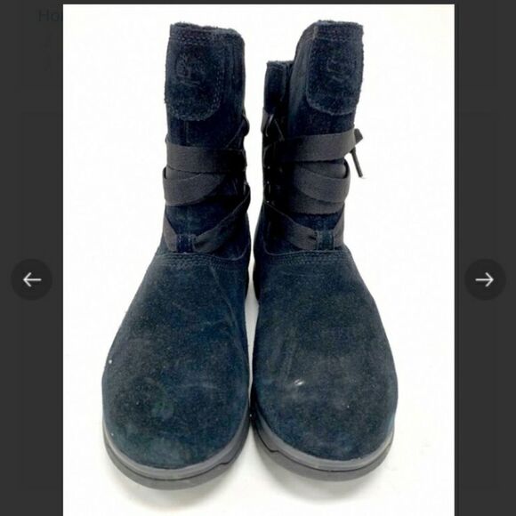 Blue Timberland 'Leighland' Pull-on Boots - 9 - Picture 3 of 11